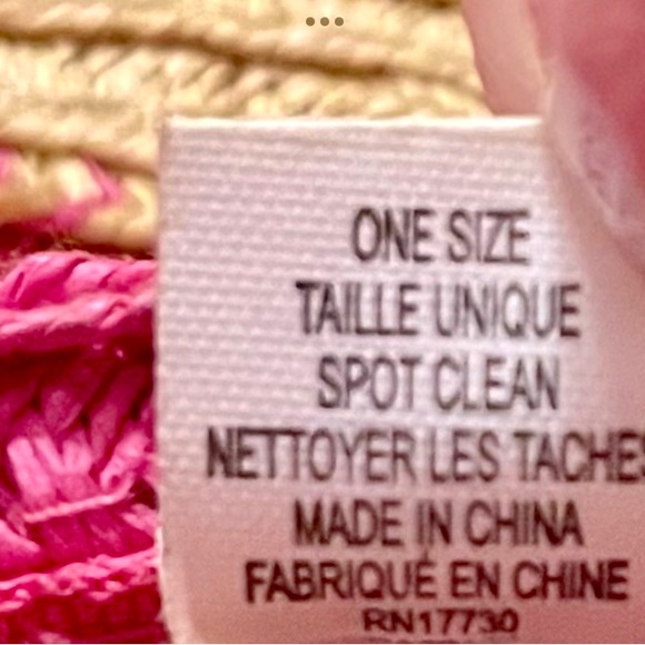 striped multicolor floppy brim sunhat OS - Picture 6 of 6